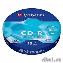 Verbatim   CD-R  10. 52x 700Mb, Shrink (43725)  [: 2 ]