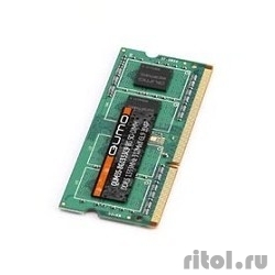 QUMO DDR3 SODIMM 4GB QUM3S-4G1333K9(R) PC3-10600, 1333MHz  [: 3 ]