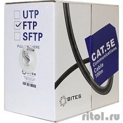 5bites  FS5505-100A   FTP / SOLID / 5E / 24AWG / CCA/ PVC / 100M  [: 1 ]