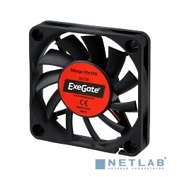 Exegate EX253944RUS  ExeGate Mirage-S 60x60x10  , 3500 RPM, 26dB, 3pin  [: 1 ]
