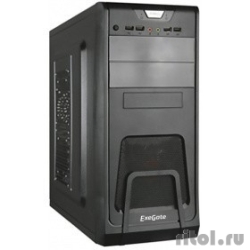 Exegate EX278391RUS  Miditower Exegate CP-603 Black, ATX, &lt;CP400W, 80mm>, 2*USB+2*USB3.0, Audio  [: 1 ]