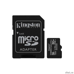 Micro SecureDigital 32Gb Kingston SDCS2/32GB {MicroSDHC Class 10 UHS-I, SD adapter}  [: 1 ]