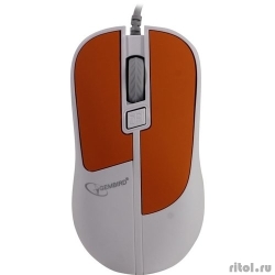 Gembird MOP-410-O {, USB, , 3 + , soft touch, 1600 DPI,  1.5}  [: 1 ]