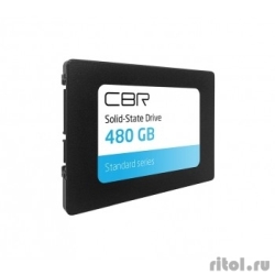 CBR SSD-480GB-2.5-ST21,  SSD-,  "Standard", 480 GB, 2.5", SATA III 6 Gbit/s, Phison PS3111-S11, 3D TLC NAND, R/W speed up to 550/500 MB/s, TBW (TB) 400  [: 3 ]