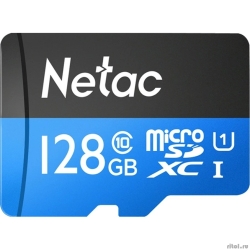 Micro SecureDigital 128GB Netac microSDXC Class10  NT02P500STN-128G-S P500 w/o adapter  [: 1 ]