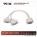 VCOM VVG6530 - VGA 1=>2 (1x15M/2 x15F), {VGA Spliter Cable 0.3m} [06937510841219/4895182209411]  [: 1 ]