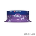 Verbatim  DVD+R  4.7Gb 16, 25 , Cake Box (43500)  [: 2 ]