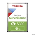6TB Toshiba Surveillance S300 (HDWT860UZSVA/HDKPB06Z0A01S) {SATA 6.0Gb/s, 5400 rpm, 256Mb buffer, 3.5"  }  [: 1 ]