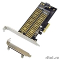 ORIENT C301E,  PCI-Ex4->NGFF (M.2) M-key PCI-E SSD + SATA->NGFF (M.2) B-key SSD,  2230/2242/2260/2280/22110, SATA   2     (31129)  [: 1 ]