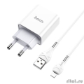HOCO HC-27947 C81A/   +  Lightning 1m/ 1 USB/ : 10.5W/ White  [: 1 ]
