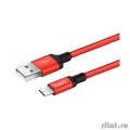 HOCO HC-62912 X14/ USB  Micro/ 2m/ 1.7A/ / Red&Black  [: 1 ]