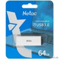 Netac USB Drive 64GB U185 USB3.0 with LED indicator [NT03U185N-064G-30WH]  [: 1 ]