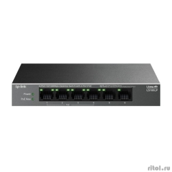 TP-Link LS106LP ���������� ���������� � 6 ������� 10/100 ����/� (4 ����� PoE)  [��������: 3 ����]