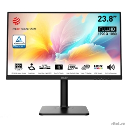 MSI Modern 23.8" MD2412P Modern ������ {IPS 1920x1080 100Hz 5ms 16:9 300cd 178/178 HDMI M/M USB-C(PD 15W) HAS Pivot} [9S6-3PA59H-095]  [��������: 1 ���]
