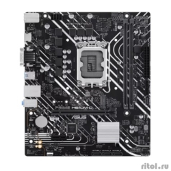 ASUS PRIME H610M-D (Socket 1700, mATX, 2xDDR5(96GB), VGA/HDMI 2.1, 1xPCIe 4.0x16/1xPCIe 3.0, 1xLAN, 4xSATA 6Gb/s, 1xM.2, 2xUSB 3.2, 4xUSB 2.0, 1xPS/2)  [��������: 3 ����]
