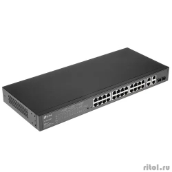 TP-Link SL2428P Omada 24-�������� ����������� ���-���������� Smart Fast Ethernet, 2 ����������� ������� ��� ��� � 2 SFP �������  [��������: 3 ����]