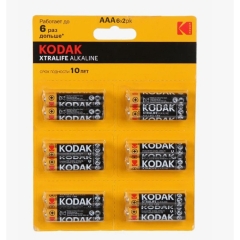 Kodak LR03-12Bl Perforated (6X2Bl) Xtralife Alkaline [Kaaa-2X6 Perf] (144/576/40320) (12 ��. � ��-��)  [��������: 1 ���]