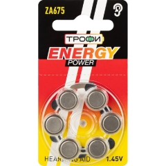 ����� ZA675-6Bl Energy Power Hearing Aid (60/2160/155520) (6 ��. � ��-��)  [��������: 1 ���]