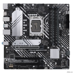 ASUS PRIME B660M-A D4-CSM (Socket 1700, mATX, 4xDDR4(128GB), DP/2xHDMI 2.1, 1xPCIe 4.0x16/2xPCIe 3.0x16, 1xLAN, 4xSATA 6Gb/s, 2xM.2, 2xUSB 3.2, 4xUSB 2.0, 1xPS/2)  [��������: 3 ����]