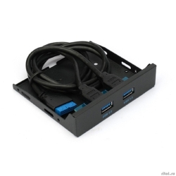 Gembird ������ USB 3.0 �� �������� ������ 3.5", 2 ����� USB (FP3.5-USB3-2A)  [��������: 1 ���]