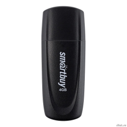 Smartbuy USB Drive 4GB Scout Black (SB004GB2SCK)  [��������: 1 ���]