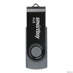 Smartbuy USB Drive 4GB Twist Black (SB004GB2TWK)  [��������: 1 ���]