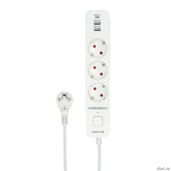 �������� ������� ������ EPS-3-CU2-W-2 2.0 ���������� 3�, 10�, 1xType-C PD, 2 � USB QC, 2�, ��.������ 2+, �����, ��� (21448)  [��������: 1 ���]