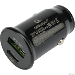 Cablexpert ������������� �������� ���������� 20��, 3�, QC3.0/PD, 1xUSB, 1xType-C, ������, ����� (MP3A-UC-CAR23)  [��������: 3 ������]