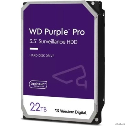 22TB WD Purple Pro (WD221PURP) {Serial ATA III, 7200- rpm, 512Mb, 3.5"}  [��������: 1 ���]