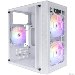 1STPLAYER FIREBASE X1 White / mATX / 3x120mm LED fans / X1-WH-3F1-W  [��������: 1 ���]