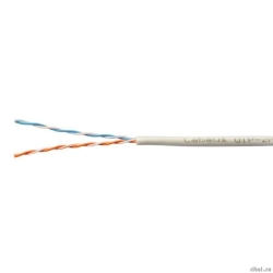 Cabeus UTP-2P-Cat.5e-SOLID-GY ������ ����� ���� UTP (U/UTP), ��������� 5e, 2 ���� (24 AWG) , �����������, PVC ��(�)-LS, ����� (305 �)  [��������: 15 ���]