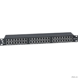 Cabeus PLHD-48-Cat.5e-SH-Dual IDC-1U ����-������ ������� ��������� 19" ������ (1U), 48 ������ RJ-45, ��������� 5e, ��������� ��������������, Dual IDC  [��������: 2 ������]