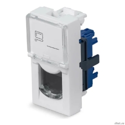 Cabeus KJ-RJ45-Cat.6-180T-FP-L-22,5 Keystone Jack RJ-45(8P8C), 180 ��������, ��������� 6, ���������������� ������, ������� Mosaic (���.076561)  [��������: 2 ������]
