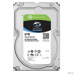 6TB Seagate SkyHawk (ST6000VX008) {SATA 6 ����/�, 5400 rpm, 256 mb buffer}  [��������: 1 ���]