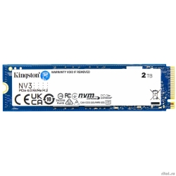 Kingston SSD NV3, 2000GB, M.2(22x80mm), NVMe, PCIe 4.0 x4, 3D TLC SNV3S/2000G  [��������: 3 ����]