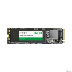 CBR SSD-960GB-M.2-LT22, ���������� SSD-����������, ����� "Lite", 960 GB, M.2 2280, PCIe 3.0 x4, NVMe 1.3, SM2263XT, 3D TLC NAND, R/W speed up to 2300/1800 MB/s, TBW (TB) 480  [��������: 3 ����]