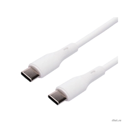 Cablexpert ������ USB2.0 Type-C/Type-C, 3�, 65��, PD/QC3.0, �����������, ����, 1�, �����, ����� (CC-USB2S-CMCM-1M-W)  [��������: 3 ������]
