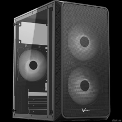 Formula Air Mesh G4 Black (mATX, Acryl, 2xUSB, 1x12cm fan. 1x3.5" HDD, 2x2.5" SSD)  [��������: 1 ���]