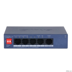DAHUA DH-CS4005-4GT-36 4-�������� ���������� PoE �������� ����������; 4xRJ45 1G (PoE/PoE+), 1xRJ45 1G (uplink); �������� �� 40��; PoE watchdog, �� 250�; �������: 53VDC;  [��������: 3 ����]