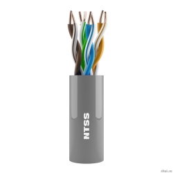 NTSS ������ ����� ���� NTSS U/UTP 5e 4 ���� ����������� 24AWG ���� 305� ���������� ��(�)-HF (LSZH) ����� NTSS-IN-UUTP4-5e-LSZH-GY  [��������: 1 ���]
