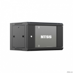 NTSS ���� ��������� �������������������� NTSS W 6U 600�600�370��, 2 ������� 19, ����� ����������, ������� ������ �������, ������ ������, �����������, ������ RAL 9005 NTSS-W6U6060GS-BL  [��������: 1 ���]
