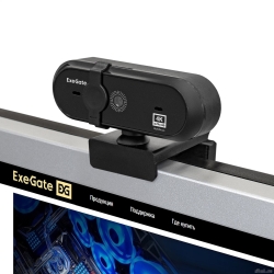 ExeGate Stream HD-4000 4K UHD AF (8��, 3840x2160, 30fps, H.264, �������������� �����, �������� ������, 4-�������� �������� (������), ������ �������� � ���������������, ������������� ���������, USB, ��  [��������: 1 ���]
