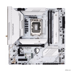 MAXSUN MS-Terminator B760M GKD5 ICE (Socket 1700, mATX, 2*DDR5(96Gb), DP/HDMI, 3*SATA3, 4*M.2, 1*PCIEx16/1*PCIEx4, 6*USB2.0, 2*USB 3.2, LAN 1*2.5G, ARGB, white, RTL)  [��������: 3 ����]