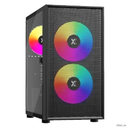 XASTRA ������ A305M 3ARGB Black mATX/Mesh/ tempered glass / 2x140mm + 1x120mm ARGB PWM fans/ Door/  A305M-2FC14A-1FC12A-D  [��������: 2 ����]