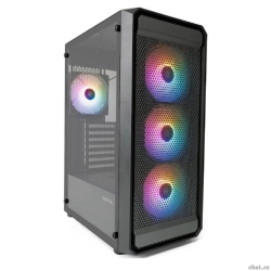 XASTRA ������ A403 4ARGB Black ATX/Mesh/ tempered glass / 4x120mm ARGB PWM fans/ A403-4FC12A  [��������: 2 ����]