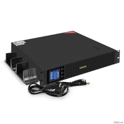 Exegate EX299039RUS ��� Pure Sine Wave ExeGate SinePower UHB-3000.LCD.AVR.8C13.RJ.USB.BC.2U (3000VA/2400W, LCD, AVR, 8*C13, RJ45/11, USB, ������� 12V 9Ah - 4��, Rackmount 2U/Tower, ����������� �������  [��������: 1 ���]