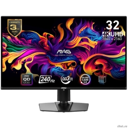 MSI MAG 31.5" 321UPX QD-OLED {QD-OLED Flat 3840x2160 240Hz 0.03ms 2xHDMI DisplayPort USB-C Tilt Swivel Height Pivot VESA}  [��������: 1 ���]