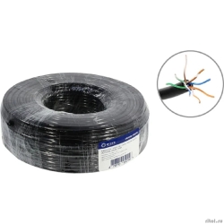 5bites ������ US5500-100APE ����� ���� UTP / SOLID / 5E / CCAG / PVC+PE / BLACK / OUTDOOR / 100M  [��������: 6 �������]