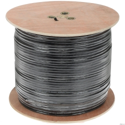 5bites ������ FS6570-305APE-M ����� ���� FTP/SOLID/6CAT/CCAG/PE/BLACK/OUTDOOR/MESSENGER/DRUM/305M  [��������: 6 �������]