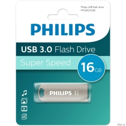 PHILIPS USB Drive 16GB IRON 3.0, USB 3.0 (FM16FD165B/97)  [��������: 1 ���]